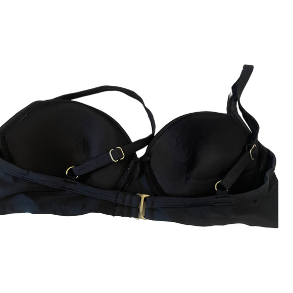 Merona Black Bikini Top Women's Size Small Swimsuit Mix and Match 2 for $25 - Picture 3 of 7